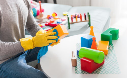 Child-Friendly Disinfection Safe Practices for Play Areas
